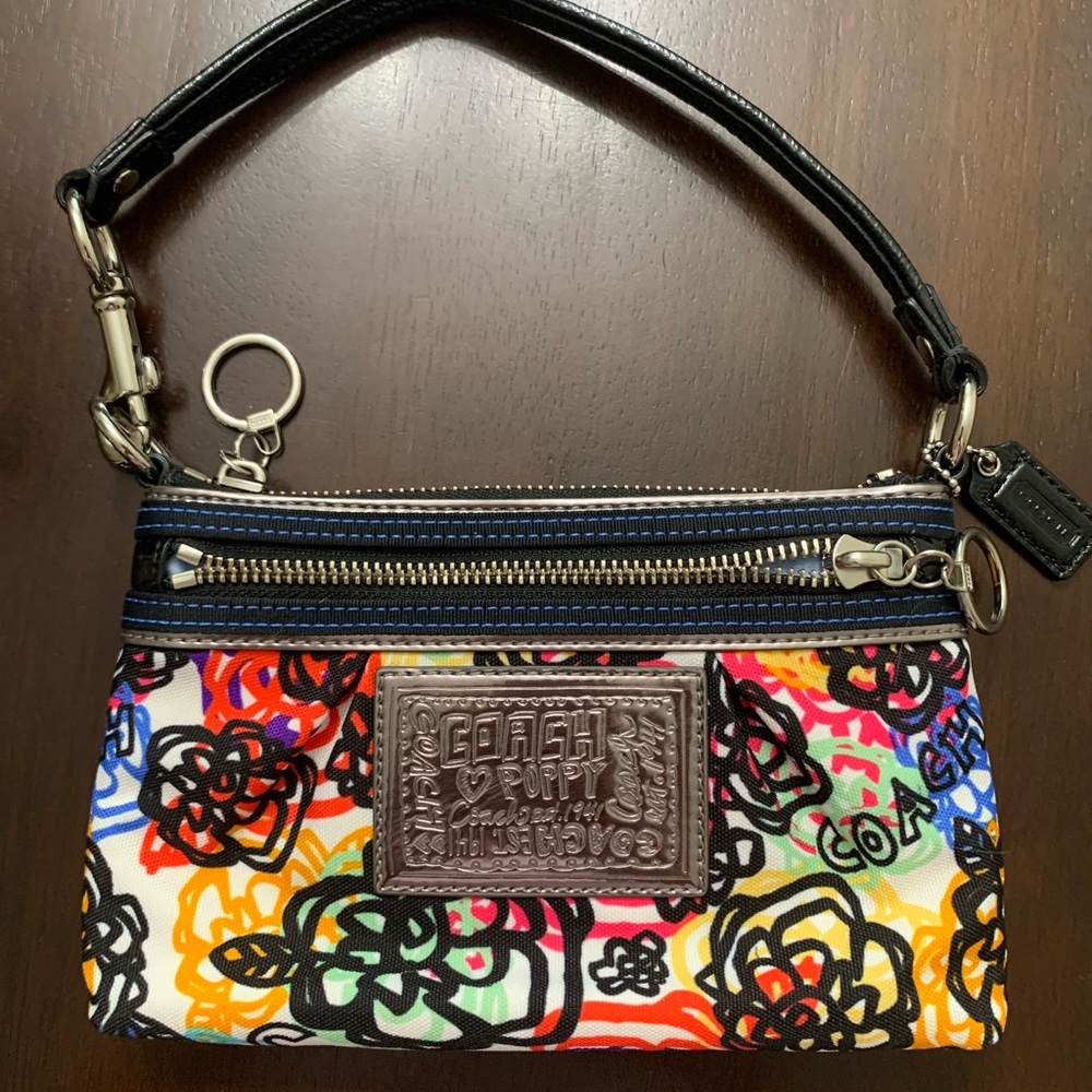 Coach Poppy Wristlet